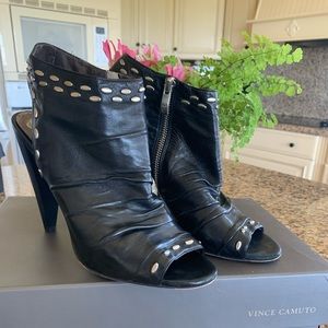Vince Camuto Black Studded Heels